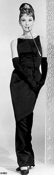 Black Givenchy dress of Audrey Hepburn