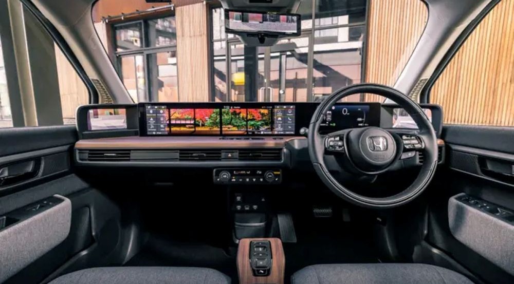 Honda E dashboard.