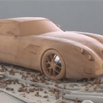 مدل سازی خودرو با خمیر صنعتی Clay Modeling